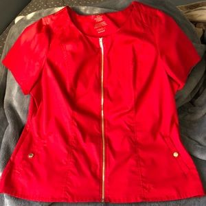 Red Jaanuu Scrub set